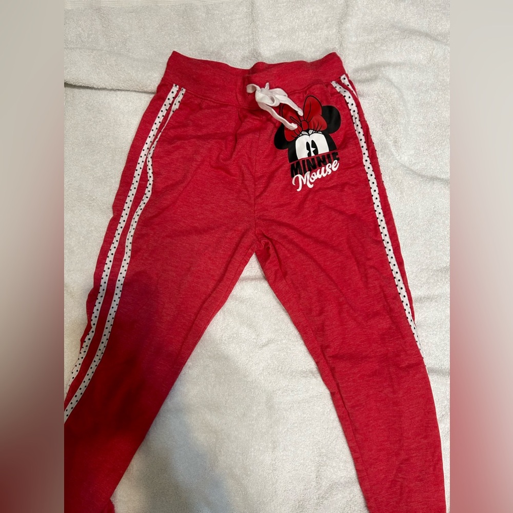 minnie mouse joggers size s